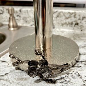 Black Orchid Paper Towel Holder - Michael Aram!